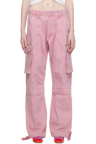Pink Cargo Jeans | SSENSE