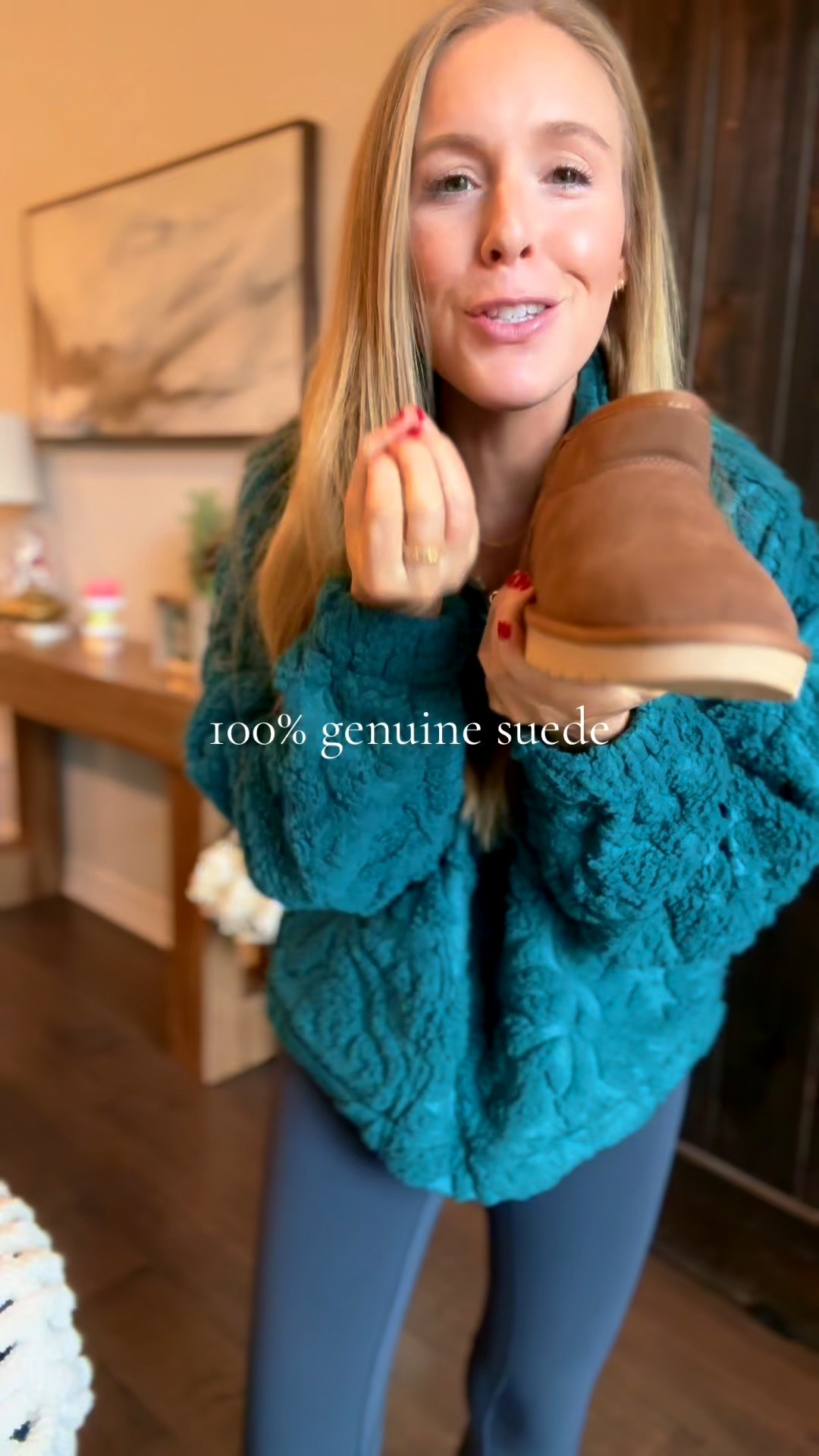 Winter wardrobe essential ❄️✨ The genuine suede and plush fur lining make these ankle boots both luxurious and comfy — perfect for everyday wear that still feels elevated. 

#LTKGiftGuide #LTKootd #LTKmomlife