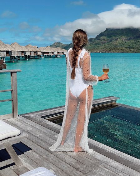 Wedding getting ready outfit meets 🤝 honeymoon look! Love this Etsy robe I got for my wedding, it made the cutest pool coverup!

#LTKunder100 #LTKwedding #LTKunder50