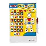 Melissa & Doug Flip to Win Travel Hangman Game - White Board, Dry-Erase Marker | Amazon (US)
