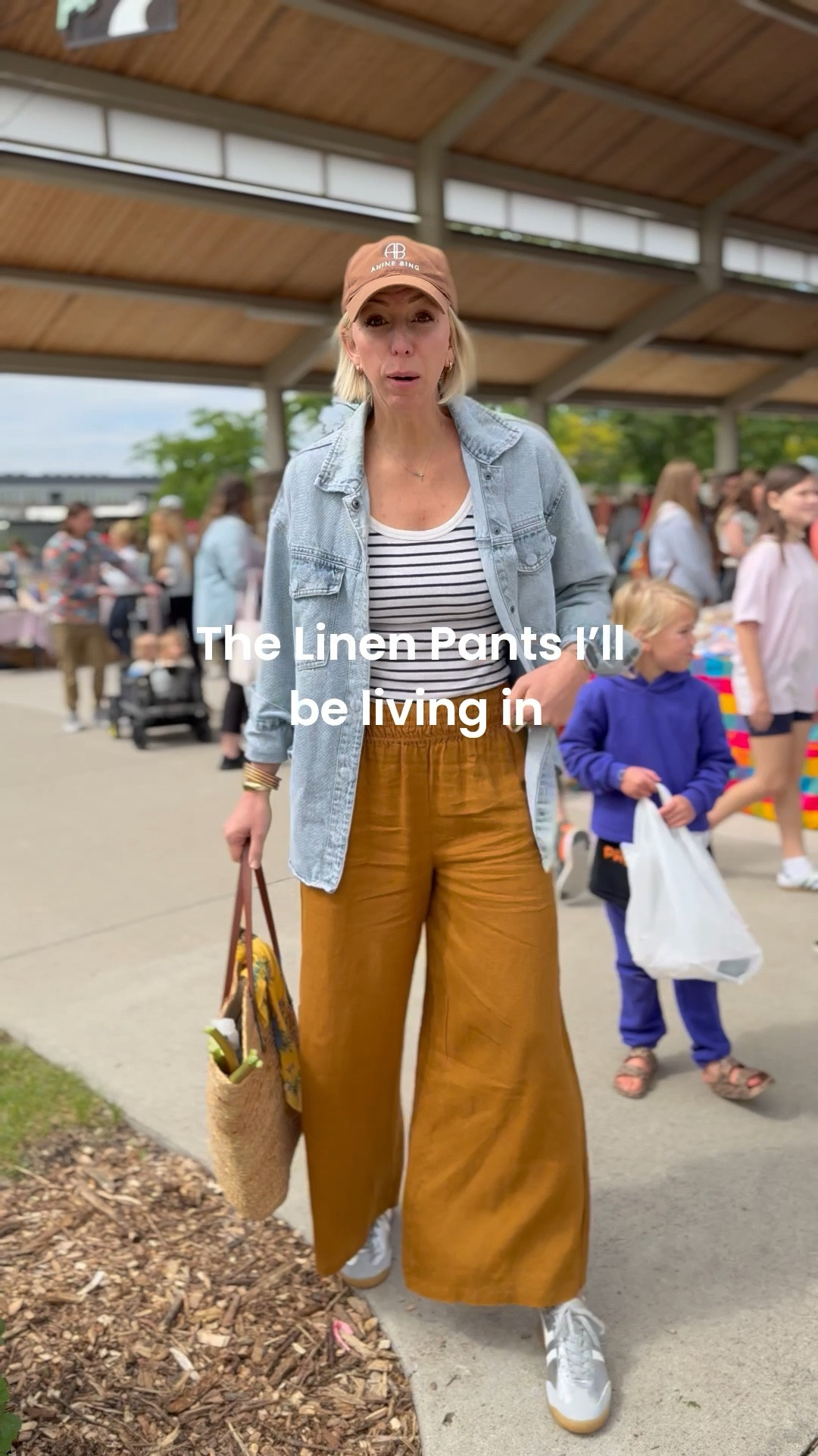 These linen pants are so comfortable and easy to throw on! They come in a ton of colors and also tall inseam. I’m 5’10” for height reference. 

#LTKStyleTip #LTKSummerEdit #LTKOver40