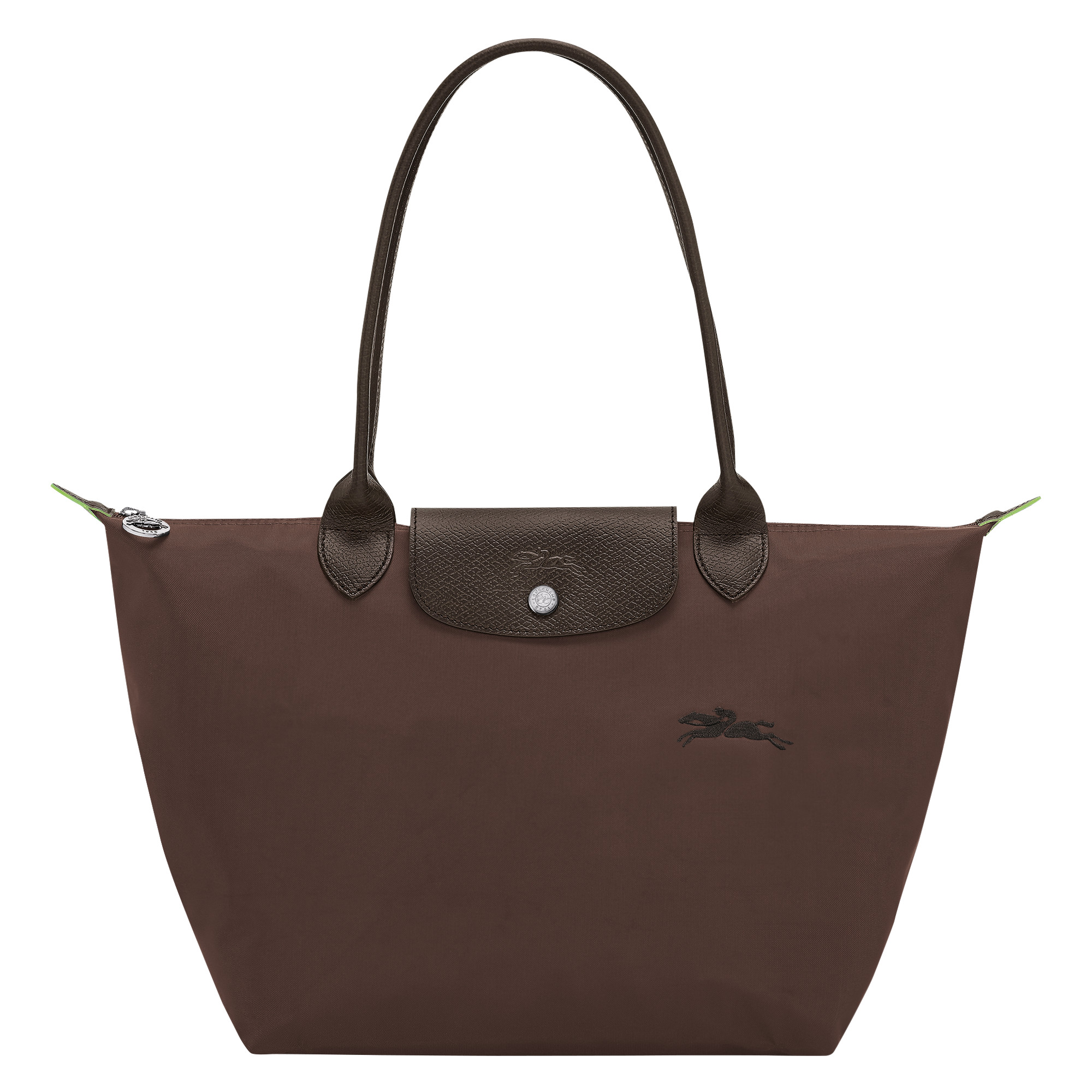 Le Pliage Green M Tote bag Mocha - Recycled canvas | Longchamp US | Longchamp