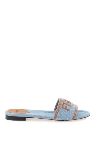 FENDI DENIM SLIDES | Residenza725 US