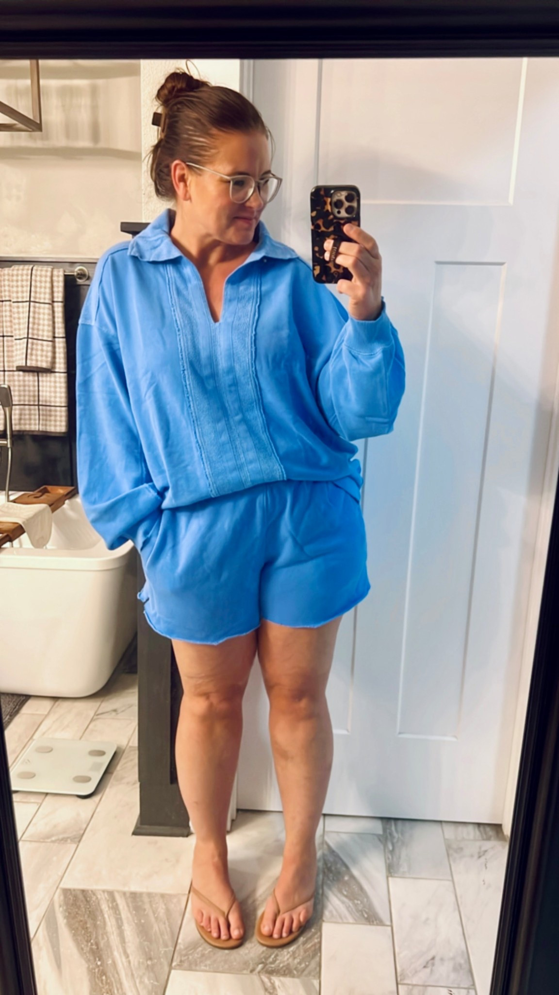 @aerie set✌🏼// LOVE this beautiful blue color!