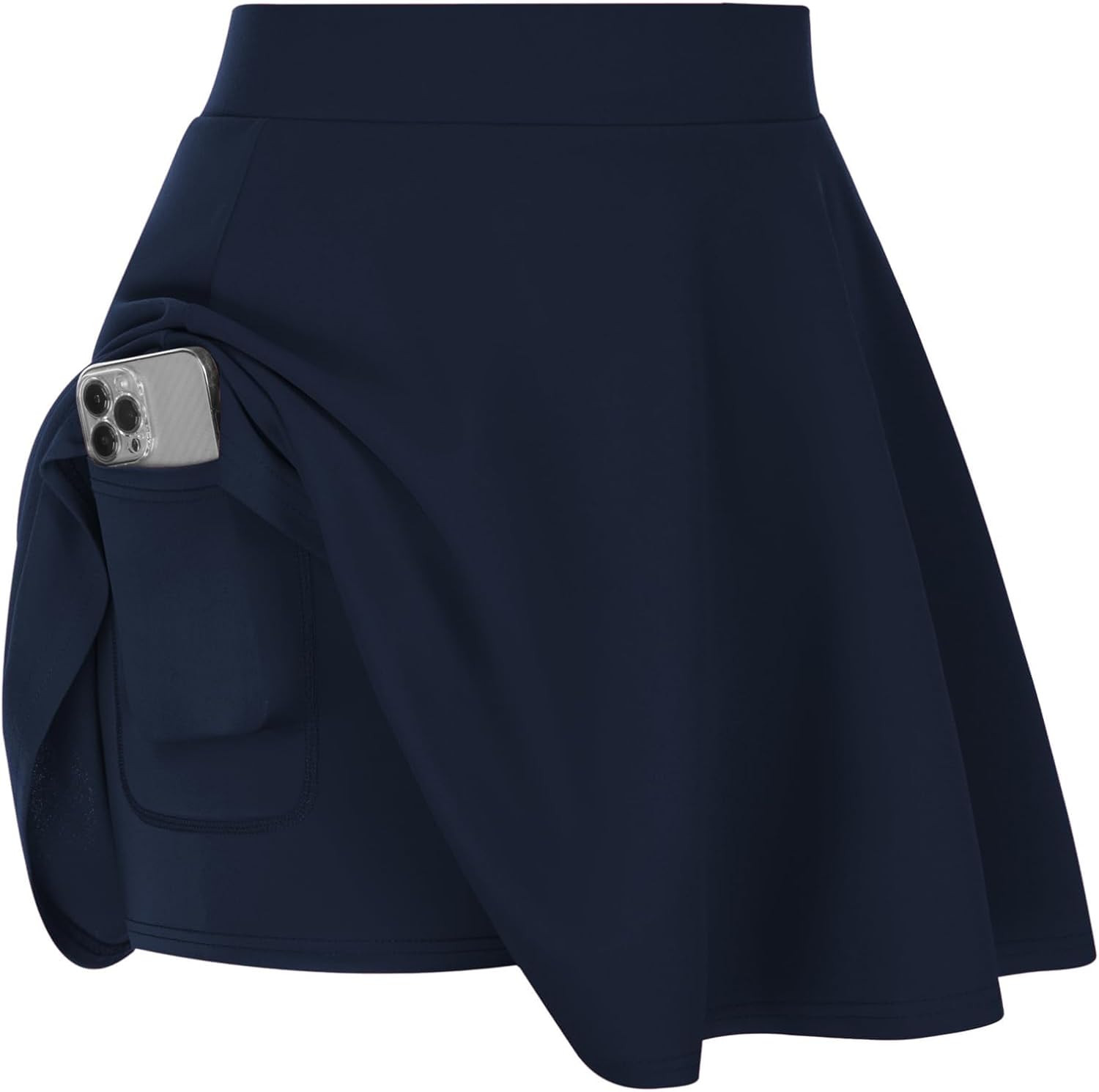 Hanna Nikole Women Plus Size Skater Skirt High Waist Flared Skorts | Amazon (US)