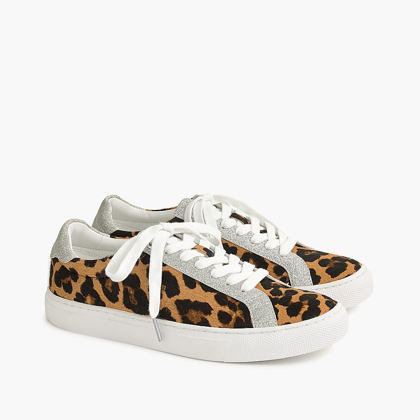 Saturday sneakers in leopard calf hair | J. Crew US