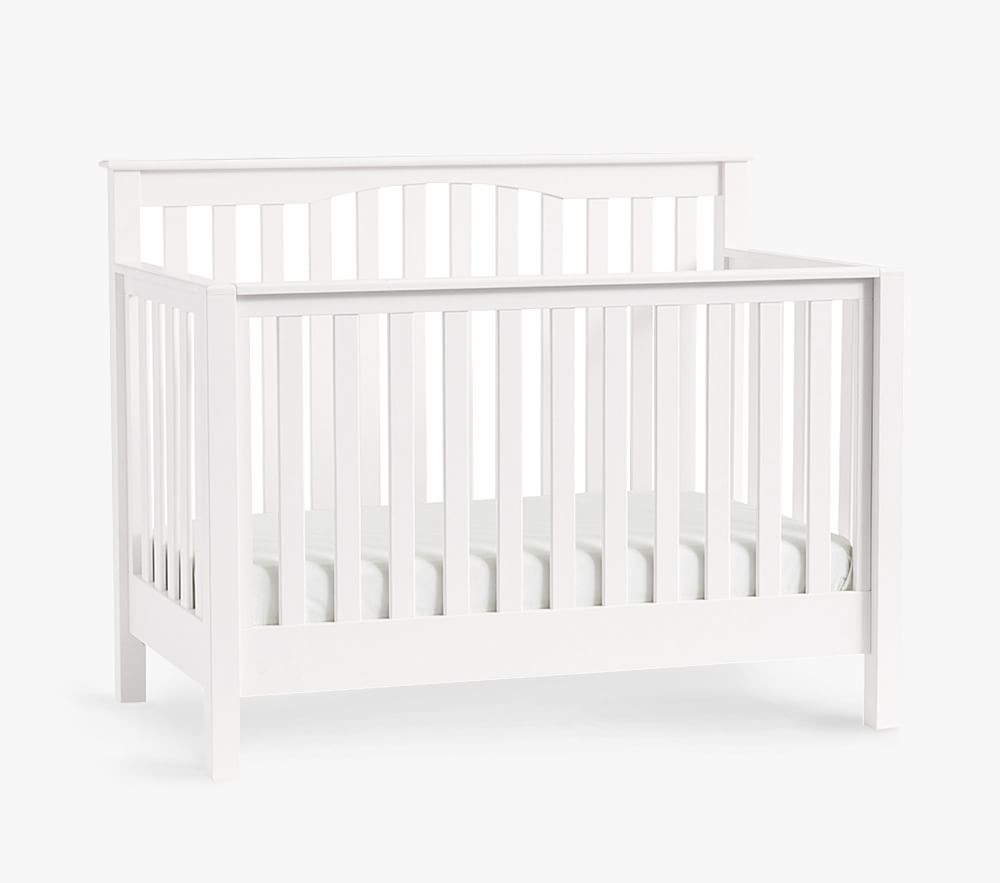 Kendall 4-in-1 Convertible Crib, Simply White, In-Home Delivery | Pottery Barn Kids