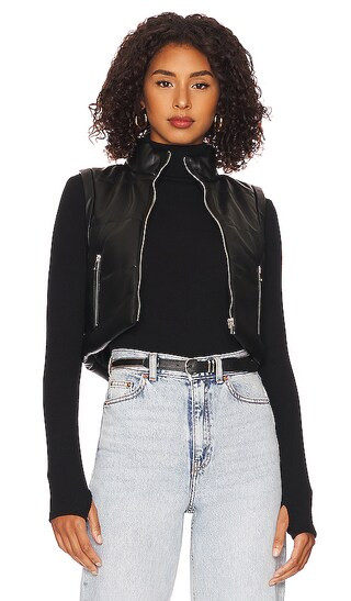 Katana Puffer Vest in Black | Revolve Clothing (Global)