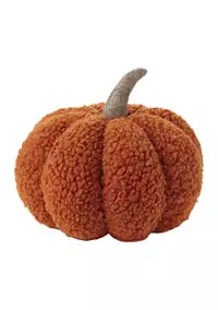 Transpac Plush Fuzzy Orange Pumpkin Décor | Belk