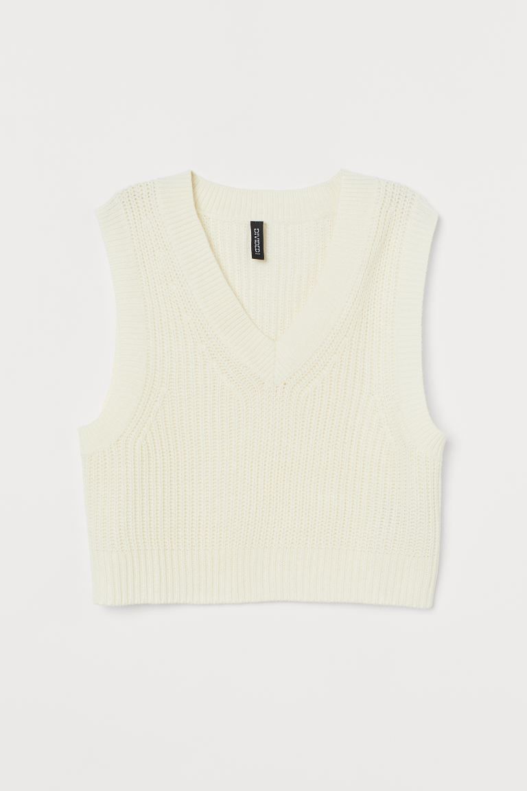 Short Sweater Vest | H&M (US)