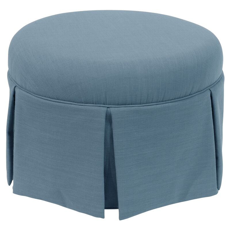 Liza Skirted Ottoman | One Kings Lane