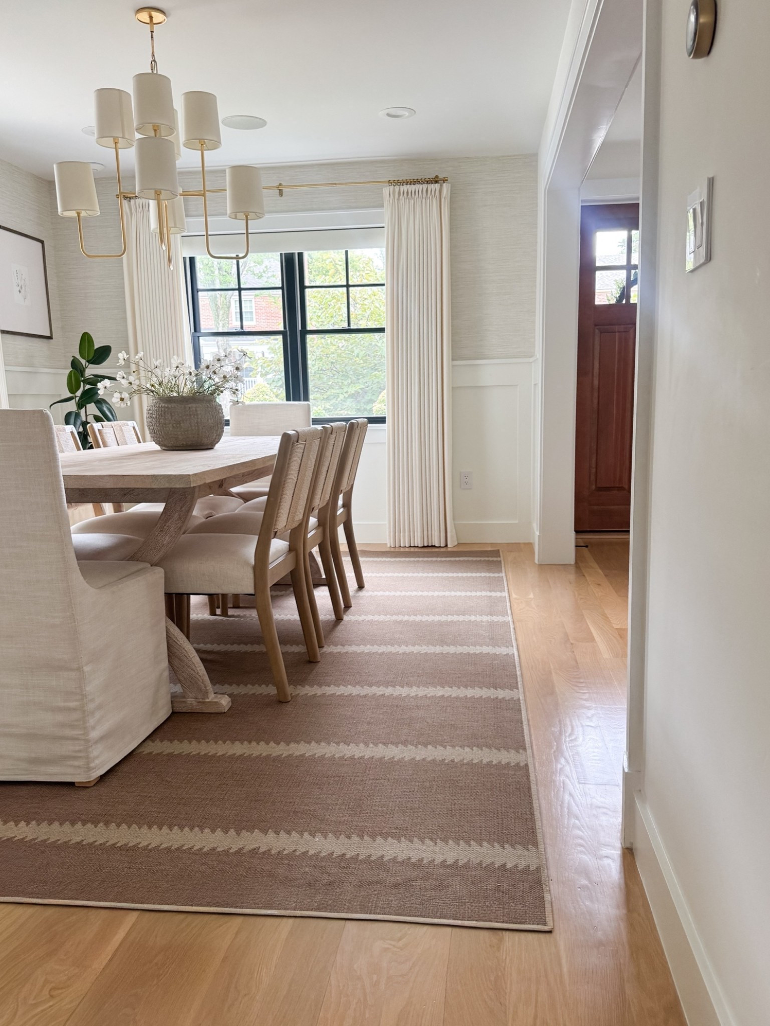 A simple rug swap completely transformed our dining room 🤍 I wanted that timeless, cozy, Nancy Meyers feel that jute brings, but with a family of five + two cats, I needed something that could actually hold up to real life. This Ruggable Re-Jute checks all the boxes—warmth, texture, durability, and easy care. I love how it instantly made the whole room feel softer, warmer, and more collected.

#LTKSaleAlert #LTKmomlife #LTKHome