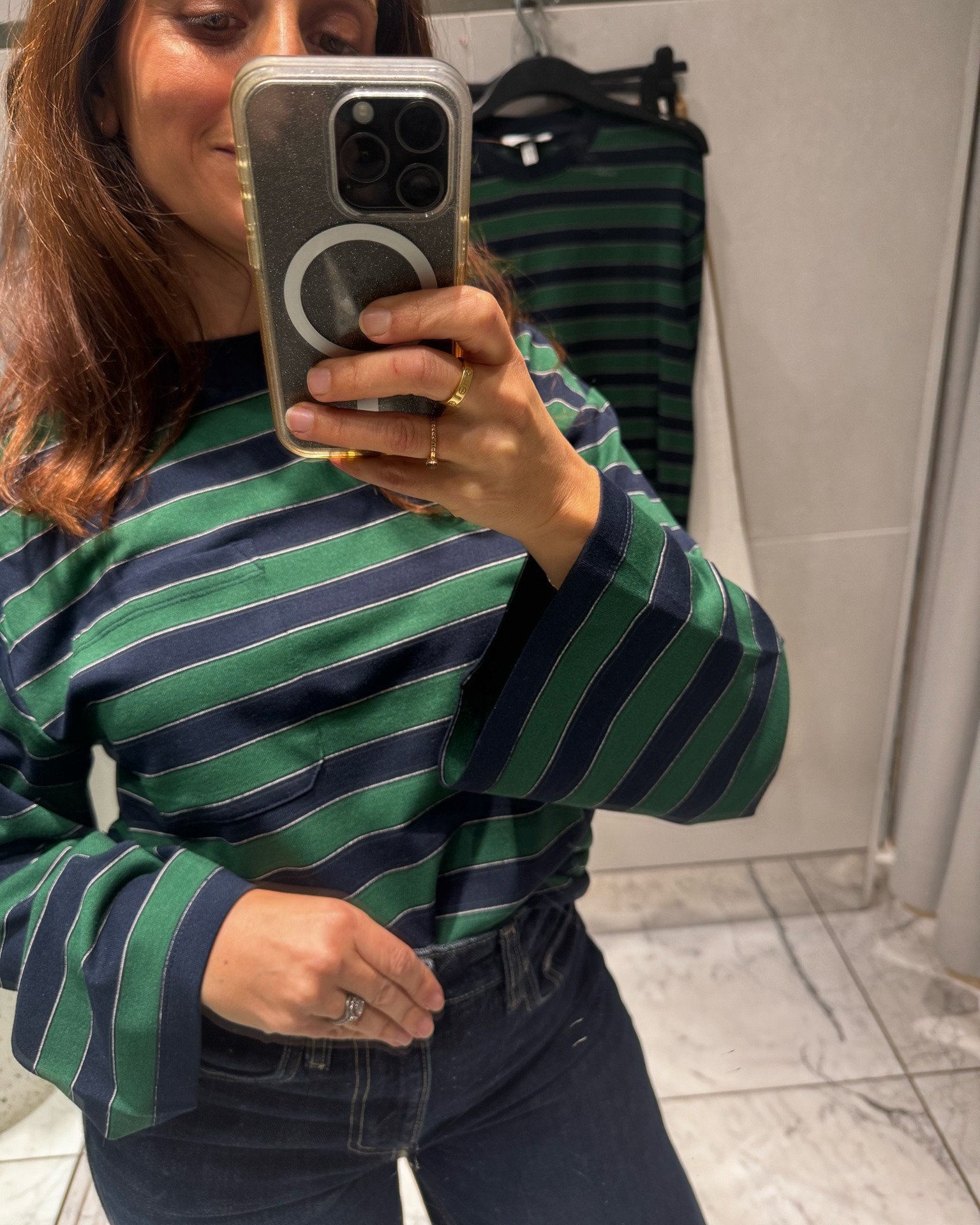 Heavenly striped top by H&M. This is size XS - it’s oversized.

#LTKaustralia #LTKwinter #LTKpetite
