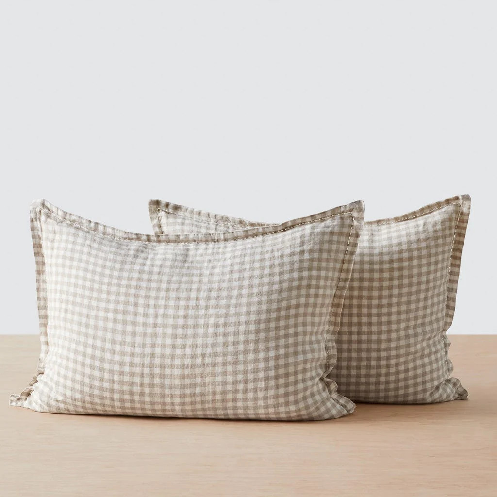 Stonewashed Linen Shams | The Citizenry