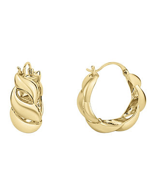 And Now This Open Twisted Hoop Earring - Macy's | Macy's