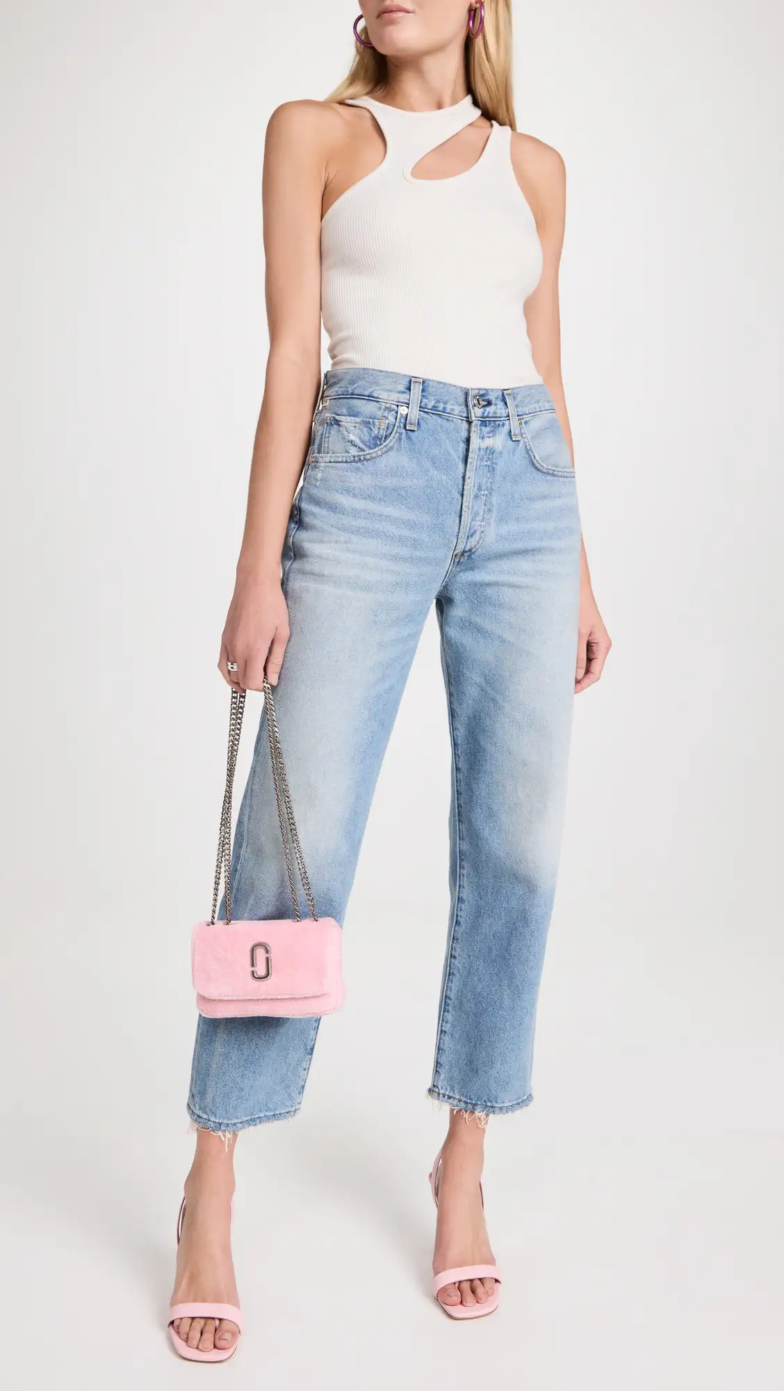 Emery Crop Relaxed Straight Jeans | Shopbop