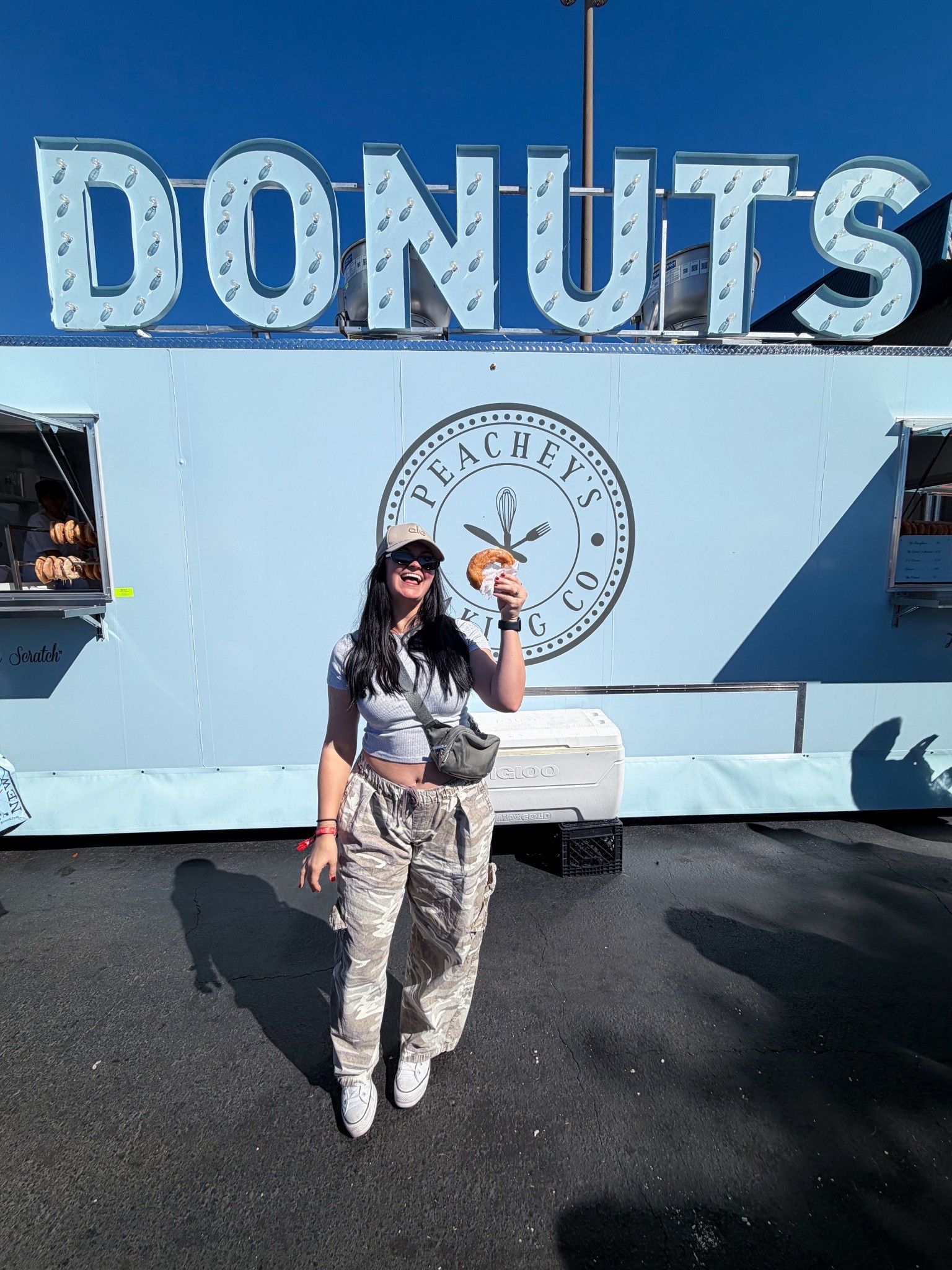 Camo pants, spring outfits, Florida state fair outfits

#LTKootd