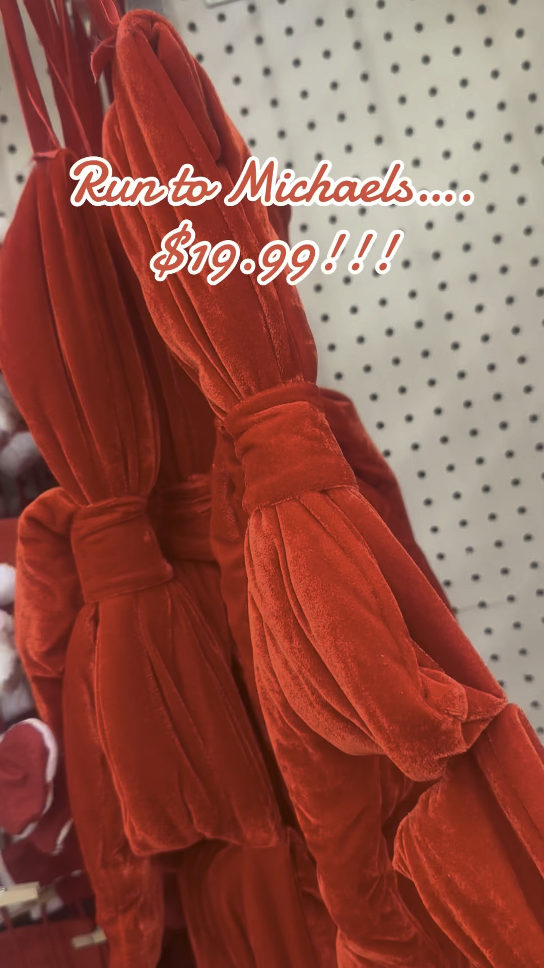 The on trend bow garland is a must have!! At at 19.99! Steal of a deal! #bowtrend #michaelsfinds

#LTKSeasonal #LTKSaleAlert #LTKHome