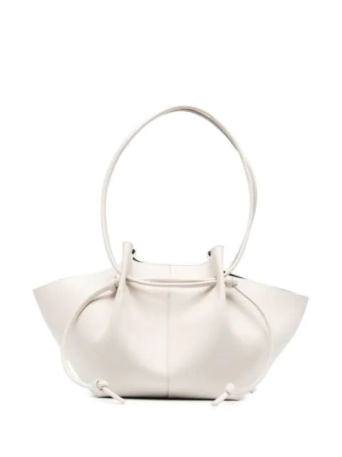 Yuzefi drawstring-fastening Leather Shoulder Bag - Farfetch | Farfetch Global