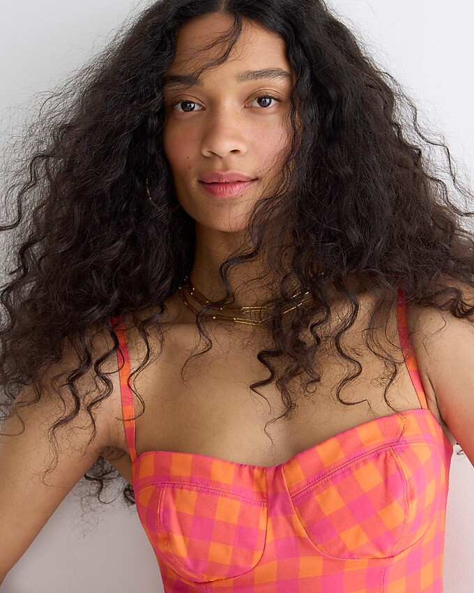 Collection invite dress in gingham | J. Crew US