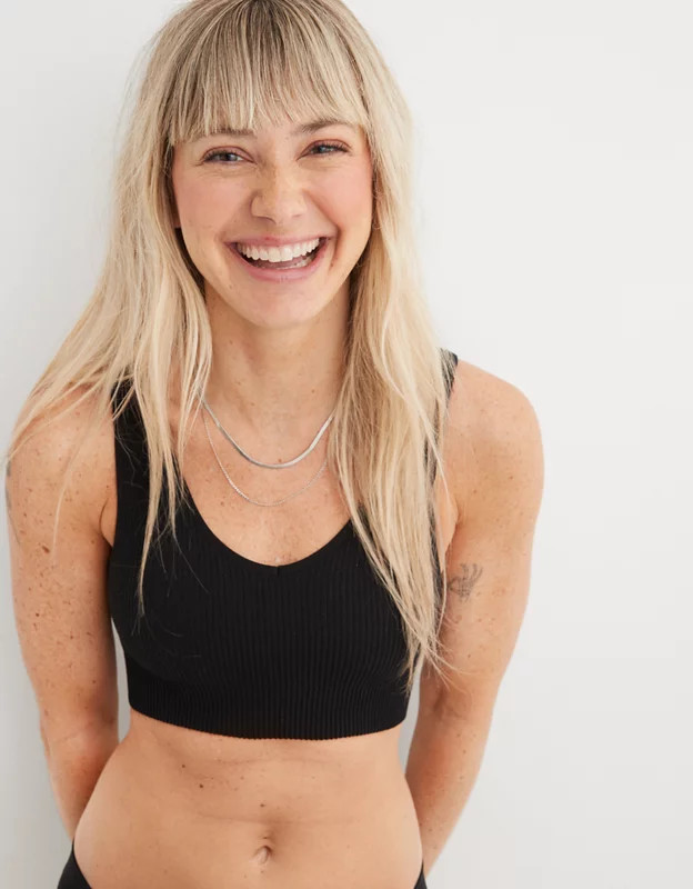Superchill Seamless Padded Voop Bralette | Aerie