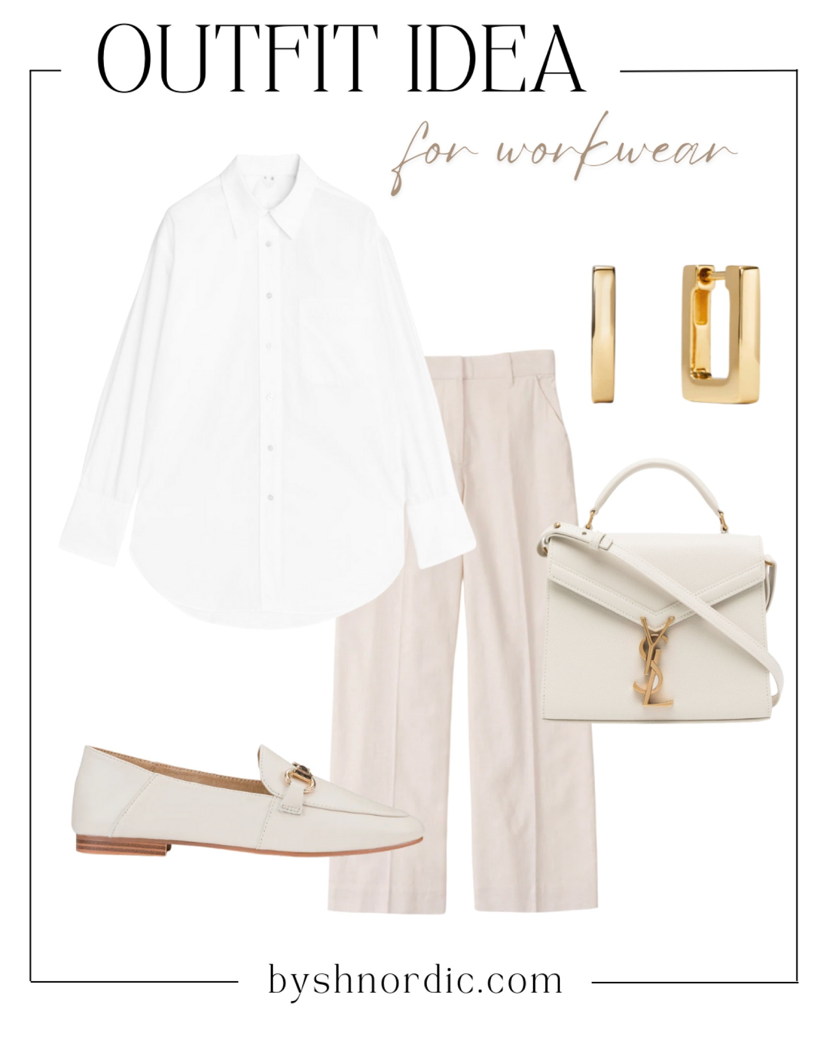 White and neutral outfit idea for work!

#businesscasual #ukfashion #fashionfinds #goldearrings

#LTKstyletip #LTKU #LTKFind