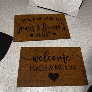 There's No Place Like Grandma and Grandpa's House v2 | Grandparents Day Gift | Welcome Door Mat |... | Etsy (US)
