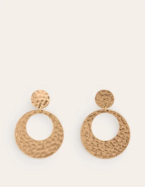 Hammered Earrings - Gold | Boden US | Boden (US)
