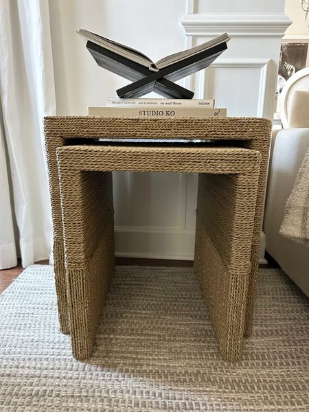 Woven Nesting Tables from Target

Home decor, home look for less, home dupe, studio McGee, target home, target finds, affordable home decor, side tables, bedside tables, affordable furniture 

#LTKFind #LTKhome #LTKsalealert