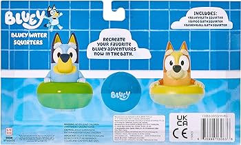 Bluey Bath Squirters 3-Pack, Multicolor, Small | Amazon (US)