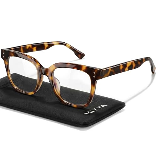 miyya Blue Light Glasses for Women & Men \u2013 Oversized UV & Blue Light Blocker Chunky Frames, ... | Amazon (US)