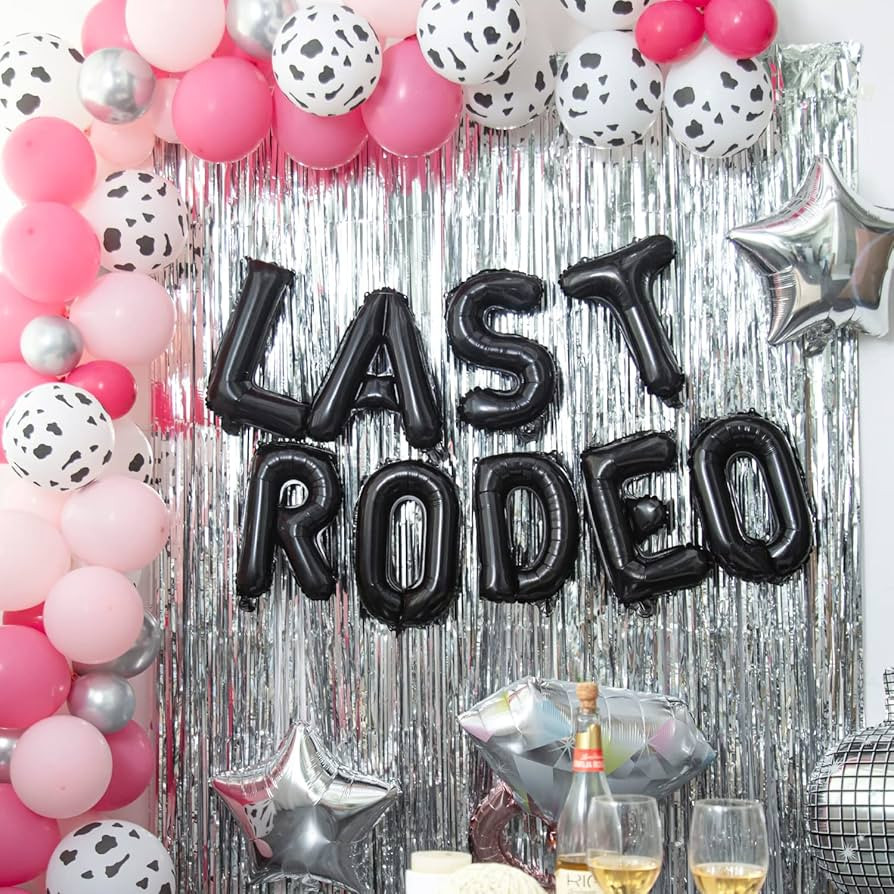 Last Rodeo Bachelorette Party Decorations (95 Piece Set) Disco Cowgirl Bachelorette Party Decorat... | Amazon (US)