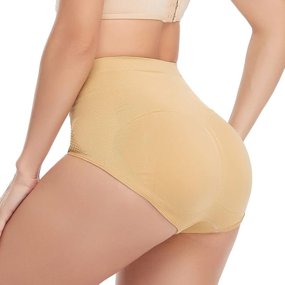 SHAPERIN Womens Butt Lifter Padded Panties High Waist Hip Enhancer Briefs Tummy Control Body Shap... | Amazon (US)