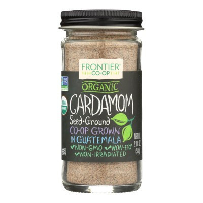 Frontier Herb Cardamom Seed - Organic - Ground - Decorticated - No Pods - 2.08 oz | Target