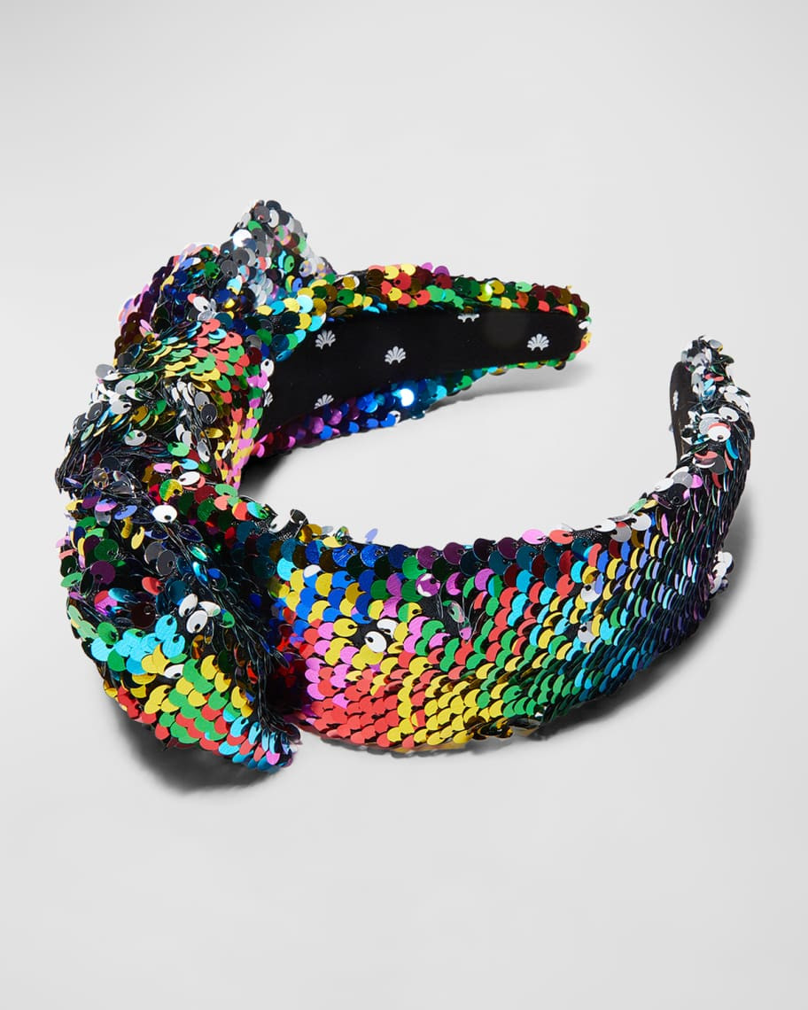 Lele Sadoughi Sequin Holly Headband | Neiman Marcus