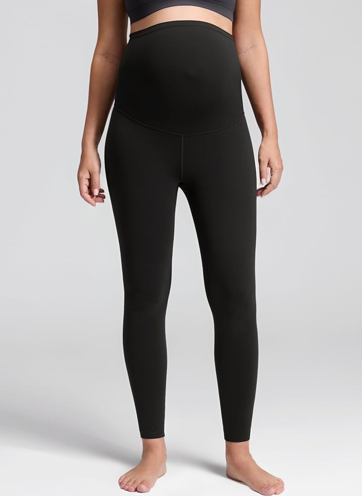 CRZ YOGA Women's Butterluxe Maternity Leggings 28" - Workout Pregnancy Activewear Belly Buttery S... | Amazon (UK)
