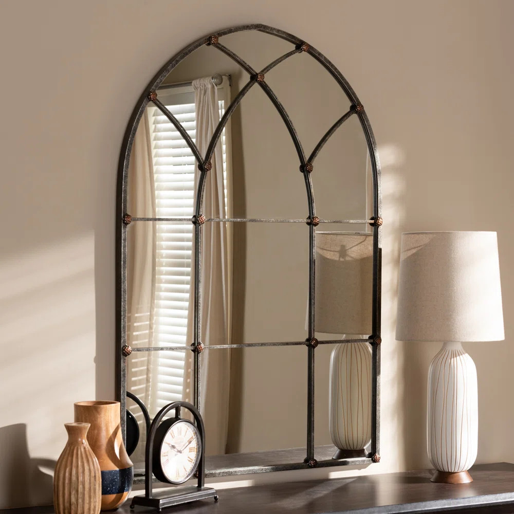 Abigayle Metal Arch Wall Mirror | Wayfair North America