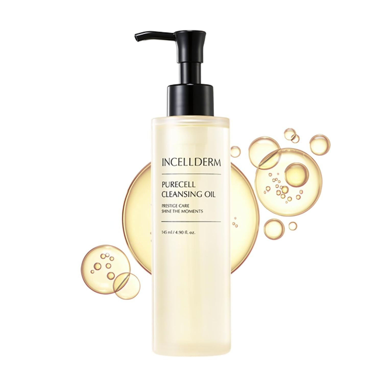 INCELLDERM Riman Purecell Cleansing Oil | 4.9 fl oz | Gentle Makeup Remover and Hydrating Cleanser | Lightweight and Non-Comedogenic | Suitable for Various Skin Types | Plant-Based Formula | Amazon (US)