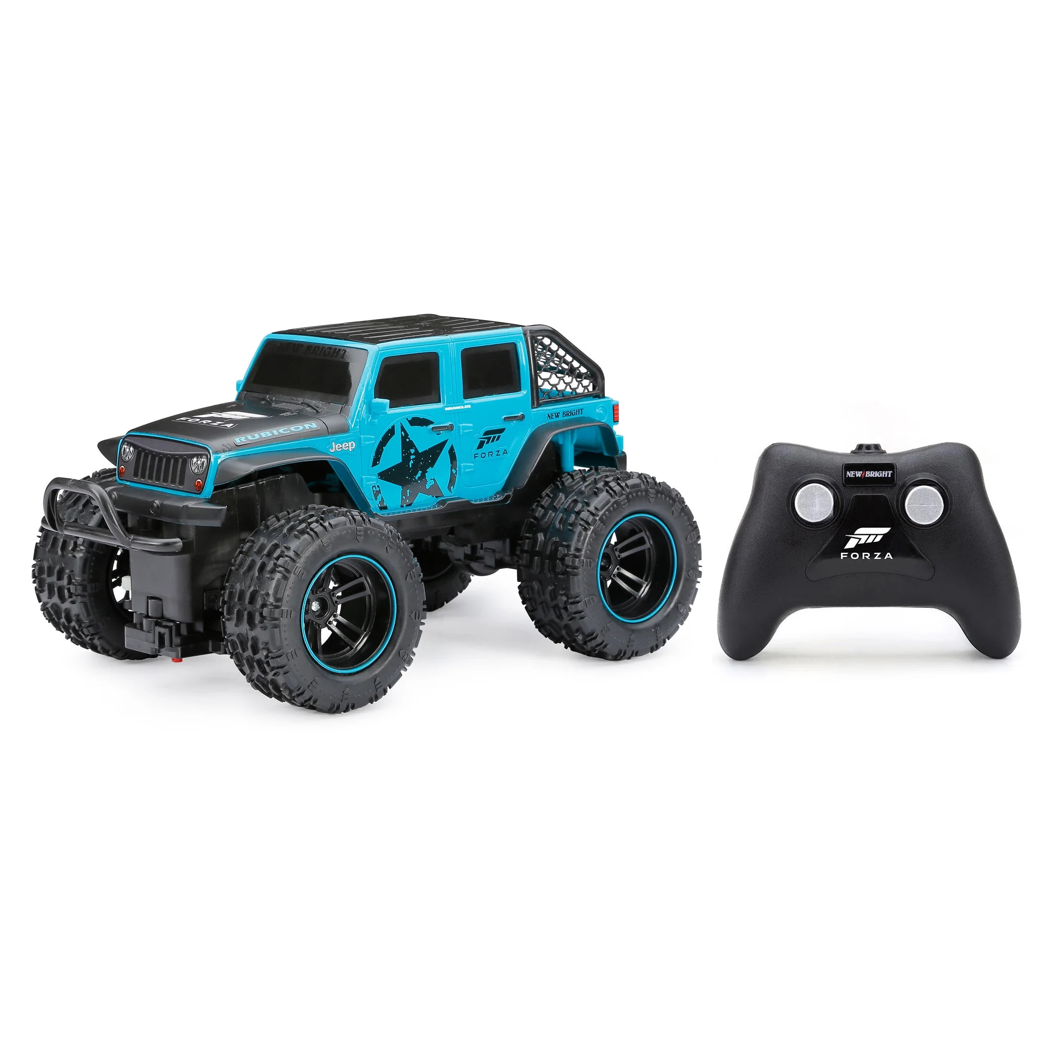 New Bright (1:16) Forza Jeep Wrangler Battery Radio Control Teal Truck, 1688UF-4TL - Walmart.com | Walmart (US)