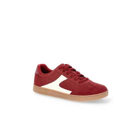 No Boundaries Women s Lace Up Sport Sneakers Wide Width Available | Walmart (US)