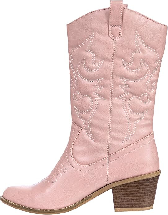 Charles Albert Women's Embroidered Modern Western Cowboy Boot | Amazon (US)