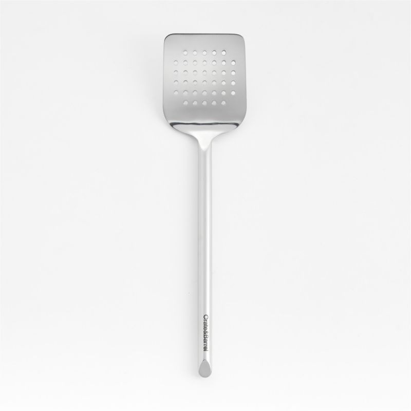 Crate & Barrel Stainless Steel Slotted Turner + Reviews | Crate & Barrel | Crate & Barrel