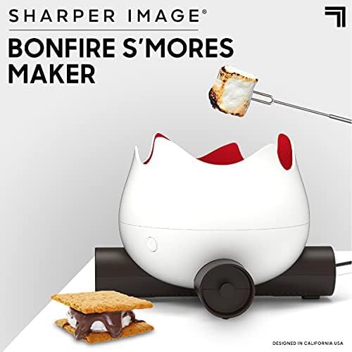 THE SHARPER IMAGE Flameless Marshmallow S’mores Maker, Includes Four Forks and Easy Cleaning Parts,  | Amazon (US)