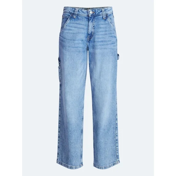 Scoop Women’s and Women’s Plus Relaxed Fit Jeans, 30'' Inseam, Sizes 0-26W | Walmart (US)