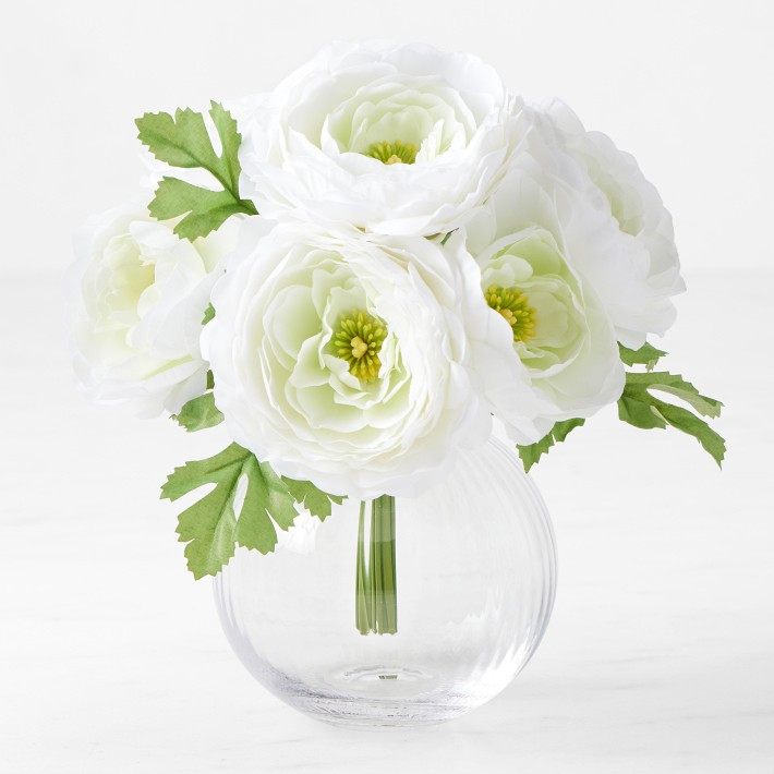 Faux Ranunculus Floral Bundle | Williams-Sonoma