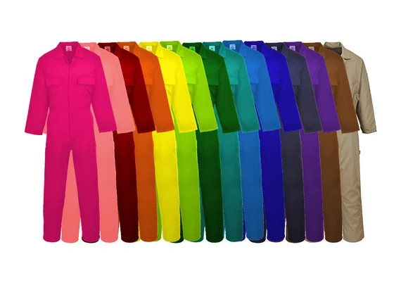 Coloured Coveralls  Adults Sizes - Etsy UK | Etsy (UK)
