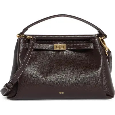JW PEI Carmen Faux Leather Top Handle Bag in Burgundy at Nordstrom | Nordstrom