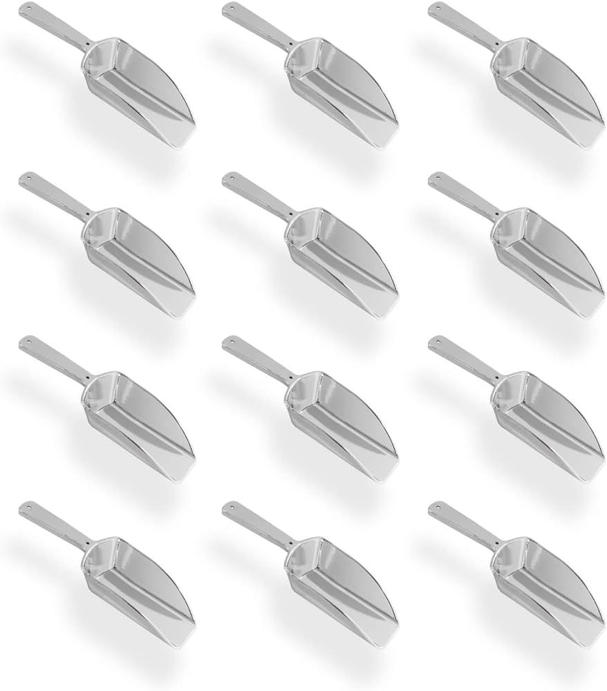 Super Z Outlet 5.5" Mini Acrylic Plastic Kitchen Scoops for Weddings, Candy Dessert Buffet, Ice C... | Amazon (US)