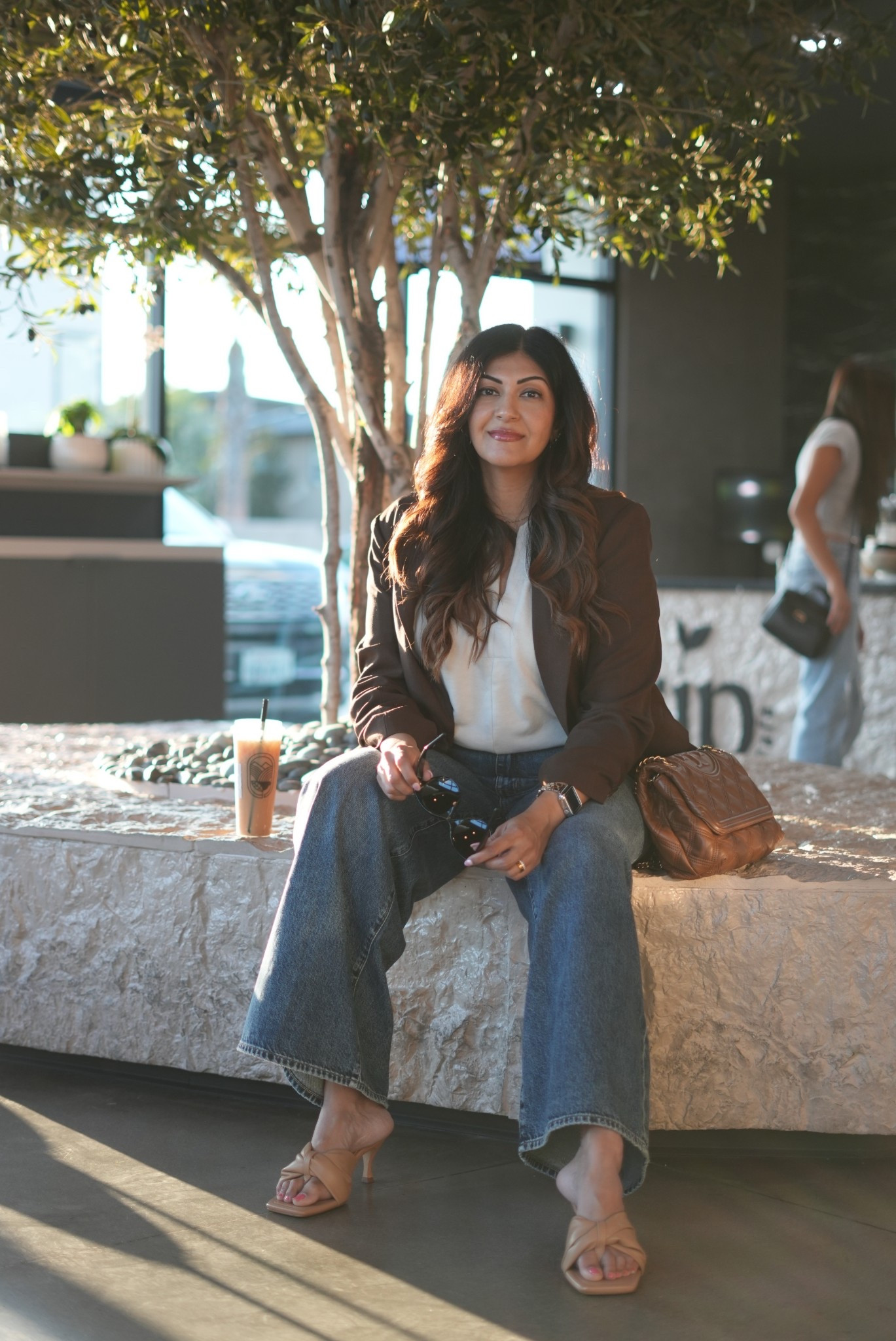 Madewell denim jeans I love paired with a blazer and knit. 

Loft / business casual outfit / casual workwear 

#LTKxMadewell 

#LTKWorkwear #LTKMidsize