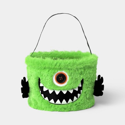 Green Monster Spider Web Decorative Fabric Basket - Hyde and EEK! Boutique™: Halloween | Target
